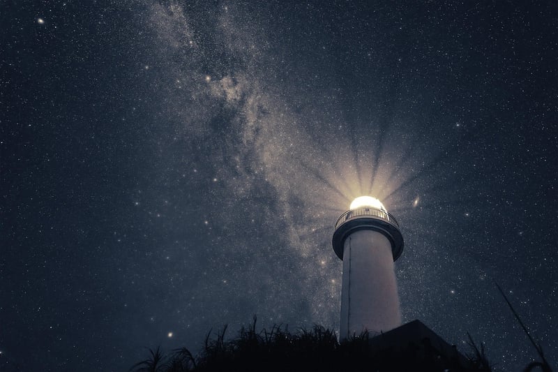Mindful walking under the stars